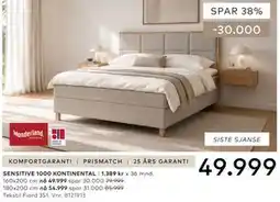 Skeidar SENSITIVE 1000 KONTINENTAL tilbud