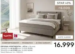 Skeidar ORIGINAL KONTINENTAL tilbud