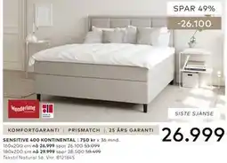Skeidar SENSITIVE 400 KONTINENTAL tilbud
