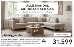 Skeidar MANDAL MODULSOFA tilbud