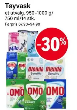 Nærbutikken Tøyvask tilbud