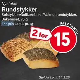 Nærbutikken Rundstykker tilbud