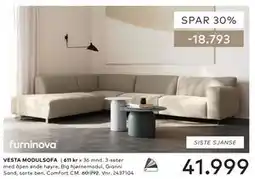 Skeidar VESTA MODULSOFA tilbud