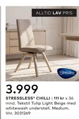 Skeidar STRESSLESS CHILLI tilbud
