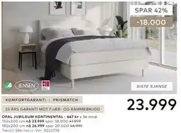Skeidar OPAL JUBILEUM KONTINENTAL tilbud