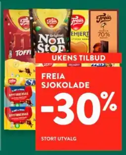 Jacobs Freia sjokolade tilbud