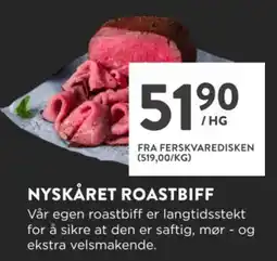Jacobs Nyskåret roastbiff tilbud