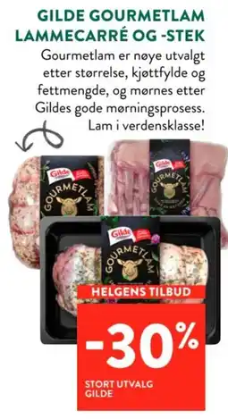 Jacobs Gilde Gourmetlam LammeCarré Og -Stek tilbud