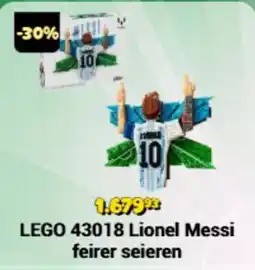 Ringo Lego Lionel Messi feirer seieren tilbud