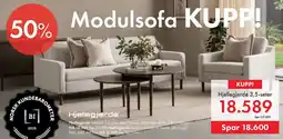 Fagmøbler Hjellegjerde modulsofa KUPP tilbud