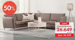 Fagmøbler Sone høy hjørnesofa tilbud
