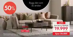 Fagmøbler Sone høy m/sjeselong tilbud