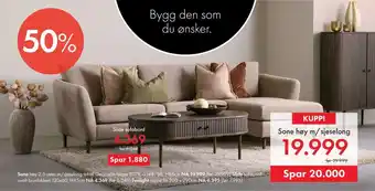 Sone høy m/sjeselong
