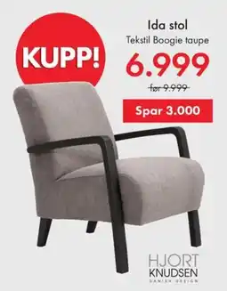 Fagmøbler Hjort Knudsen Ida stol tilbud