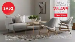 Fagmøbler Lilly sofa tilbud
