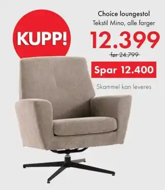 Choice loungestol