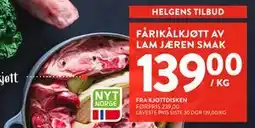 Jacobs FÅRIKÅLKJØTT AV LAM JÆREN SMAK tilbud