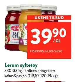 Jacobs Lerum syltetøy tilbud