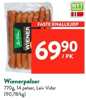 Jacobs Wienerpølser tilbud