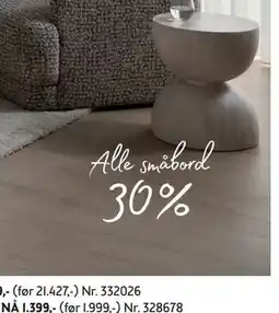 Bohus BERG sidebord tilbud