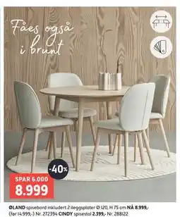 Bohus ØLAND spisebord tilbud