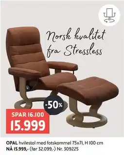 Bohus OPAL hvilestol tilbud