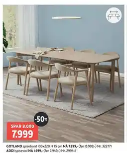 Bohus GOTLAND spisebord tilbud