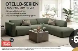 Bohus OTELLO hjørnesofa tilbud