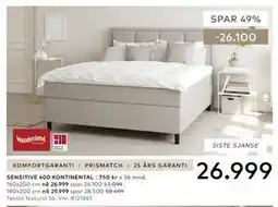 Skeidar SENSITIVE 400 KONTINENTAL tilbud