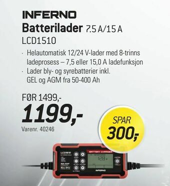 Thansen Batterilader tilbud