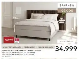 Skeidar SENSITIVE 600 KONTINENTAL tilbud