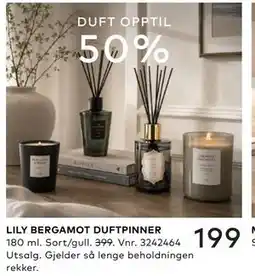 Skeidar LILY BERGAMOT DUFTPINNER tilbud