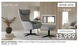 Skeidar BELLA HVILESTOL tilbud