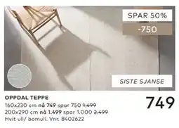 Skeidar OPPDAL TEPPE tilbud