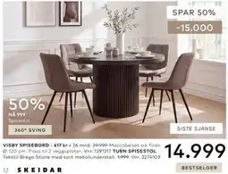 Skeidar VISBY SPISEBORD tilbud