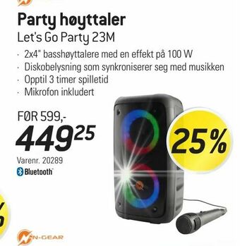 Thansen Party høyttaler tilbud