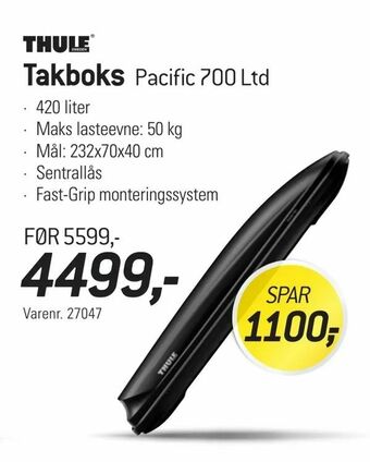 Thansen Takboks tilbud