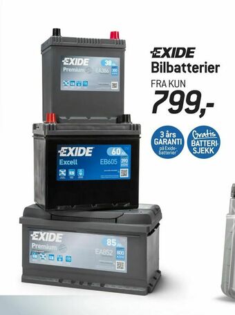 Thansen Bilbatterier tilbud