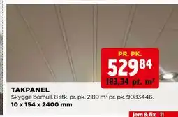 jem & fix TAKPANEL tilbud