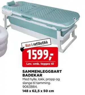 jem & fix SAMMENLEGGBART BADEKAR tilbud