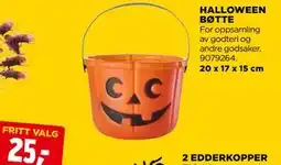 jem & fix HALLOWEEN BØTTE tilbud