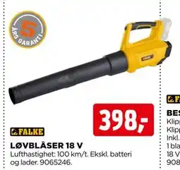 jem & fix LØVBLÅSER 18 V tilbud