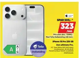 POWER iPhone 18 Pro 256 GB tilbud