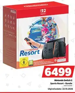 POWER Nintendo Switch 2 Sports Resort - Bundle tilbud