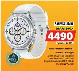POWER Galaxy Watch8 Classic BT tilbud