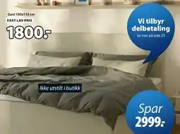 JYSK Gavl 150x115 cm tilbud