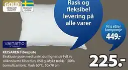JYSK KEISAREN fiberpute tilbud