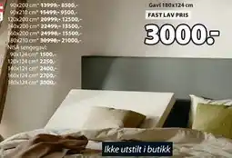 JYSK NISA sengegavl tilbud