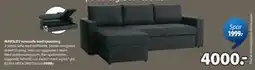 JYSK MARSLEV sovesofa med sjeselong tilbud
