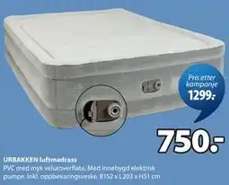 JYSK URBAKKEN luftmadrass tilbud